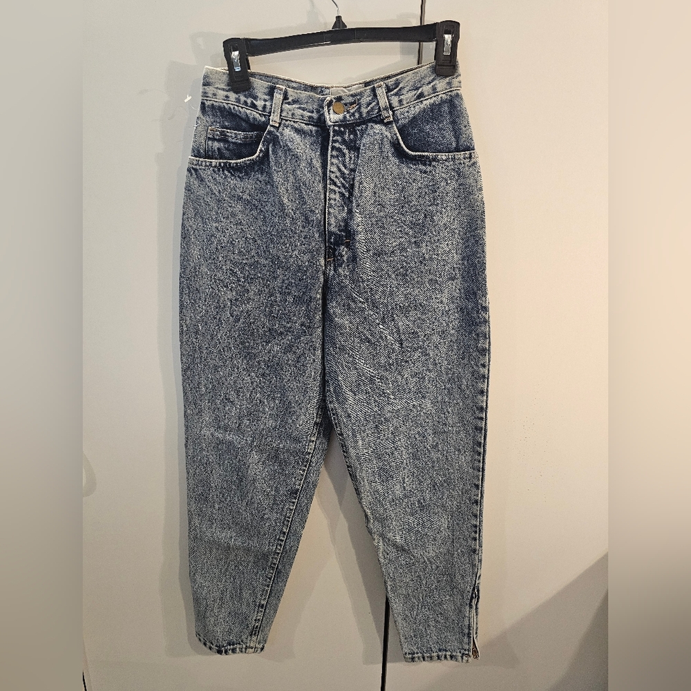 Vintage Venezia Classic Blue Denim Women's Jeans Size 11 Barrel Style